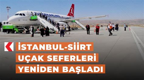 istanbul siirt uçak
